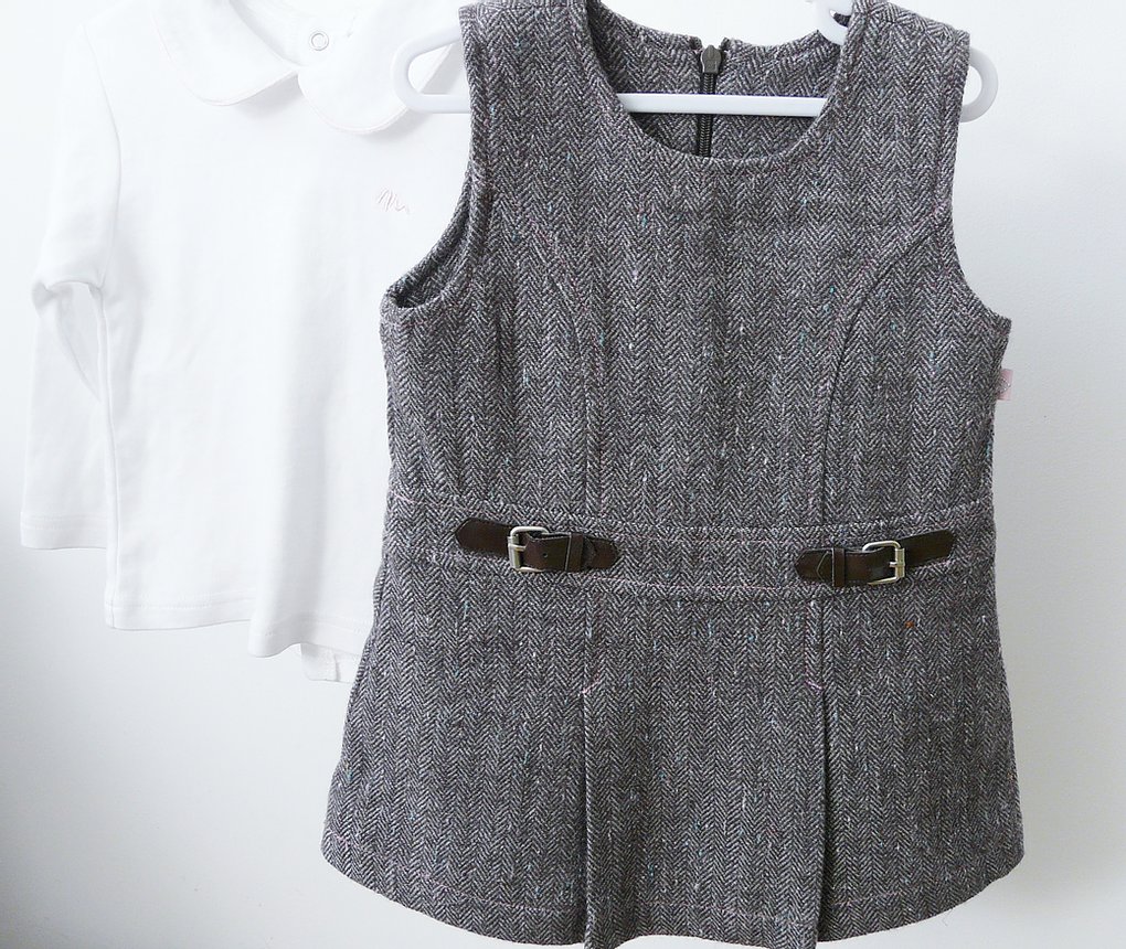 GUM WOOL DRESS + MiXILLO (Italy) LONG SLEEVE TOP