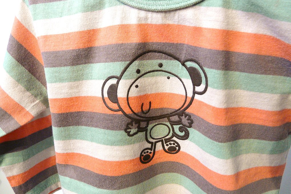 KENZO KIDS (Paris) FAUX SHEARLING COAT + SPROUT TEE + PUMPKIN PATCH CARGO JEANS 3-6 MONTHS - Image 6