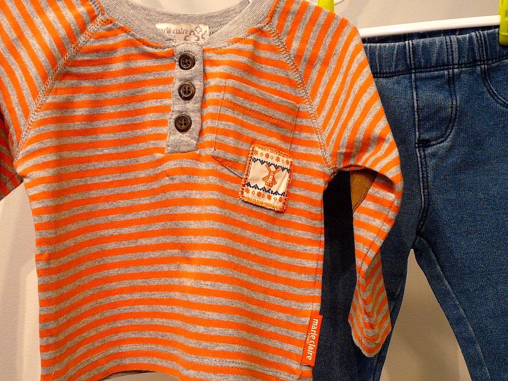 MARIE CLAIRE (Paris) TOP + SPROUT TROUSERS 0-3 MONTHS