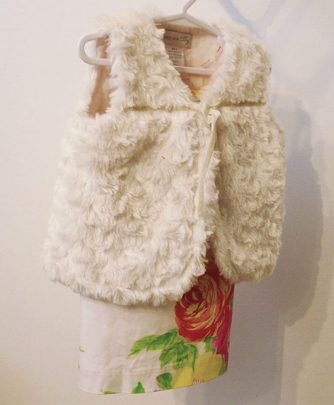 FRED BARE DRESS + MAX & TILLY GILET AND BLOOMERS