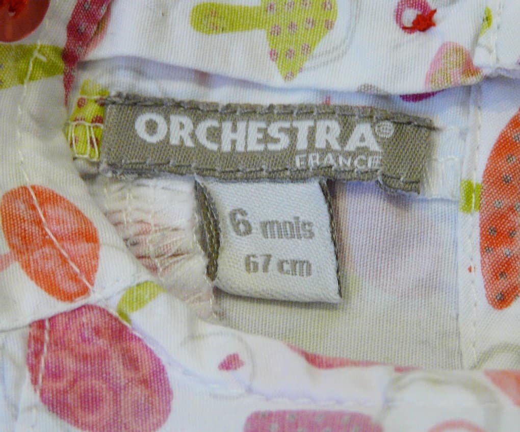 ORCHESTRA (Paris) DRESS + GAP DENIM JACKET 6-12 MONTHS - Image 4