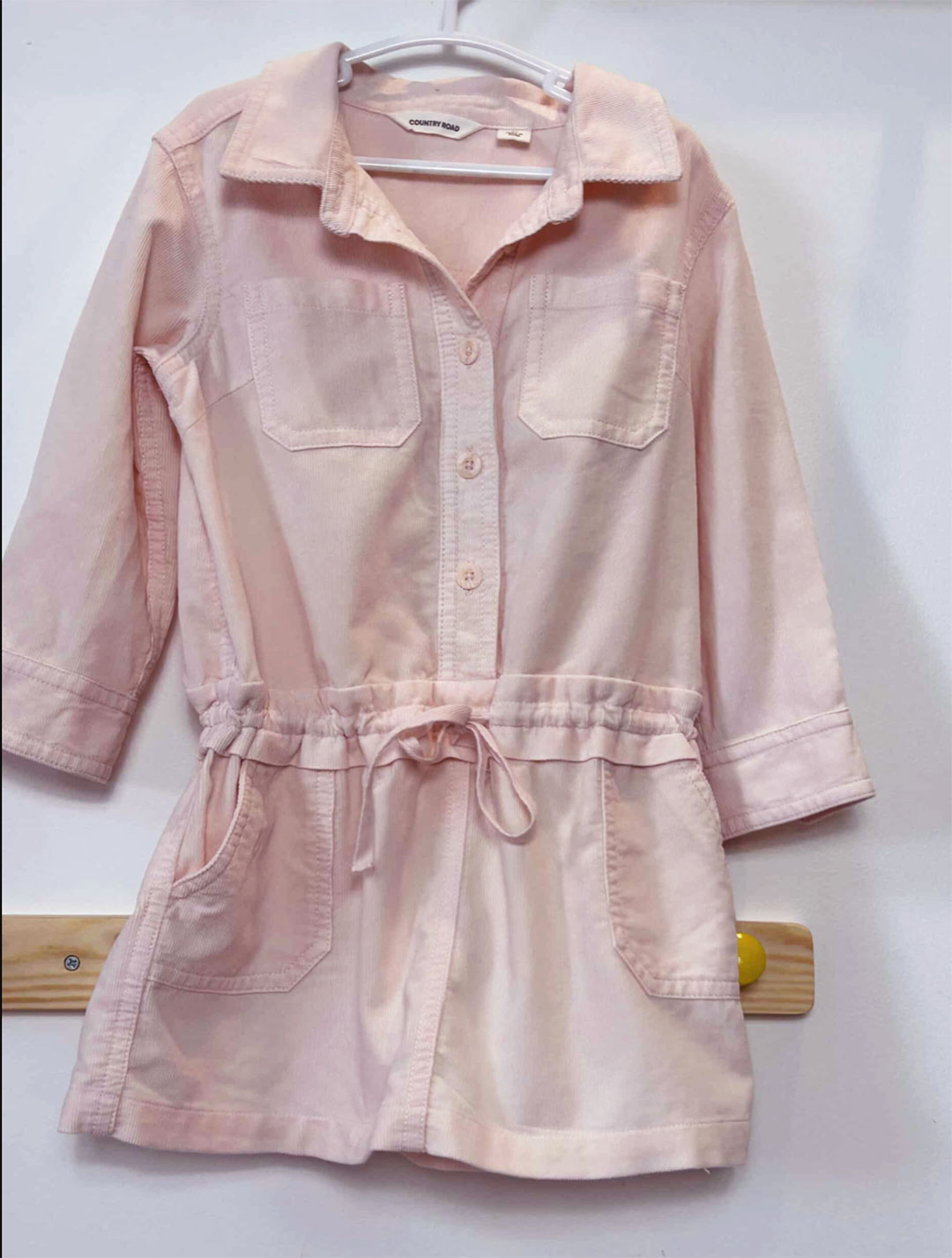 COUNTRY ROAD MICRO CORD DRESS + SEED FAUX FUR BOMBER JACKET - Image 3