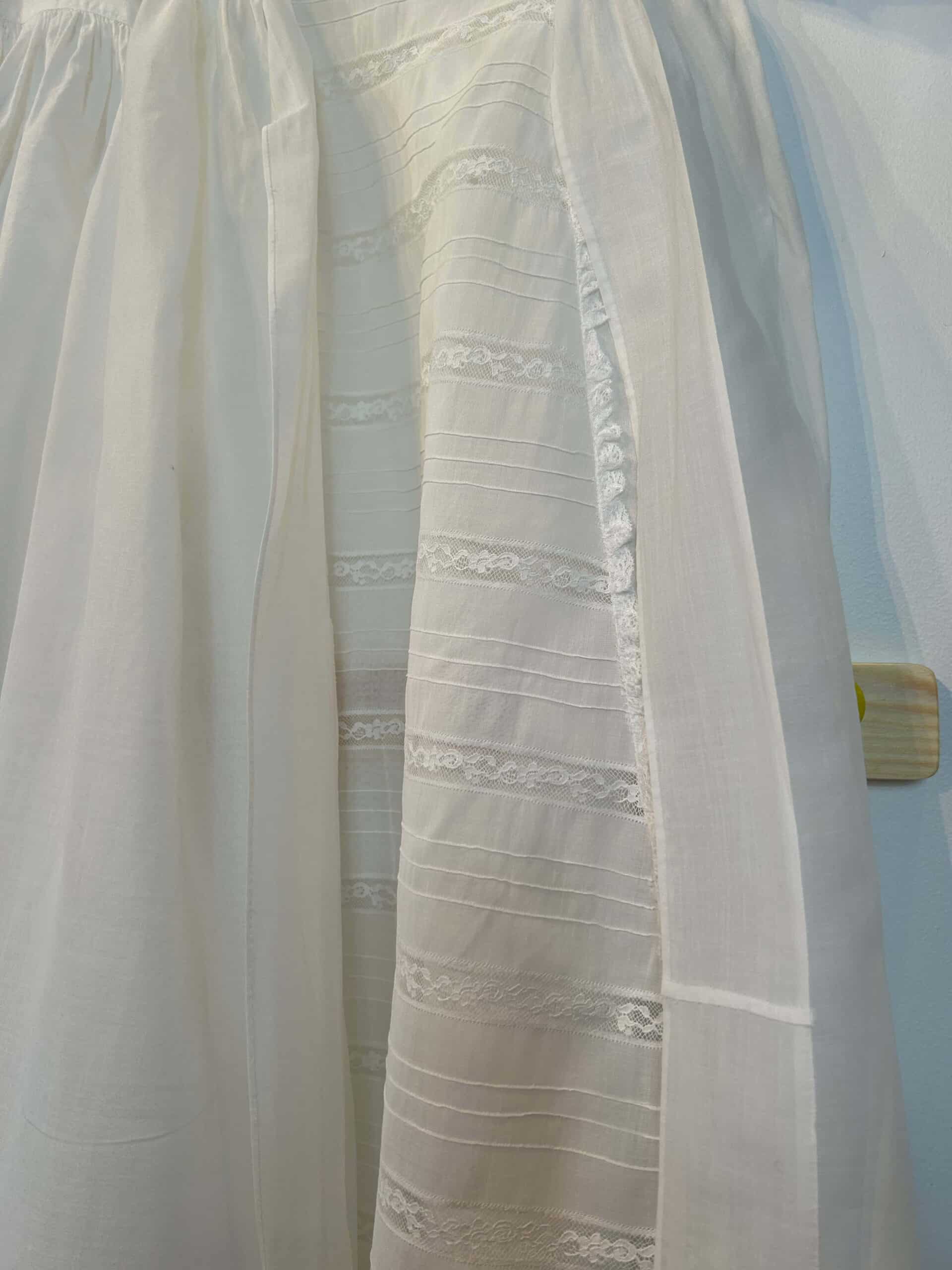 HEIRLOOM FRENCH GOWN + UNDER SLIP + BONNET + BOOTIES 0-6 MONTHS - Image 4