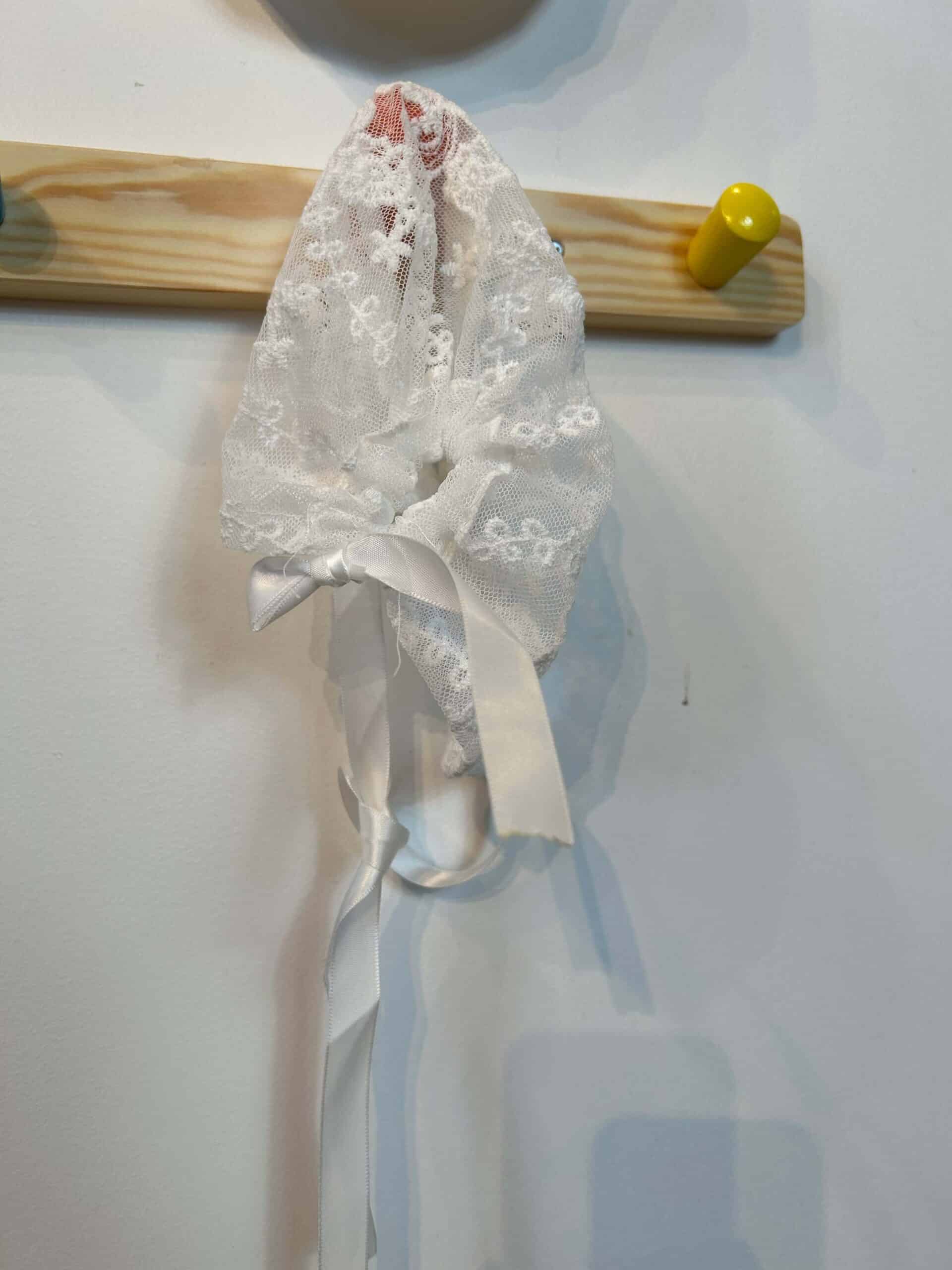 LILY ROSE (UK Designer) ELEGANT ONESIE + BONNET + BOOTIES - Image 6