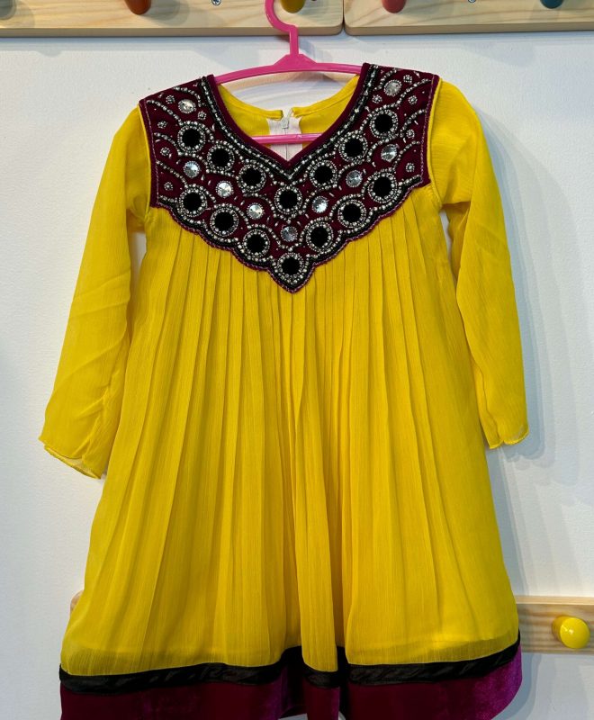 DIWALI  MIRROR EMBROIDERY DRESS