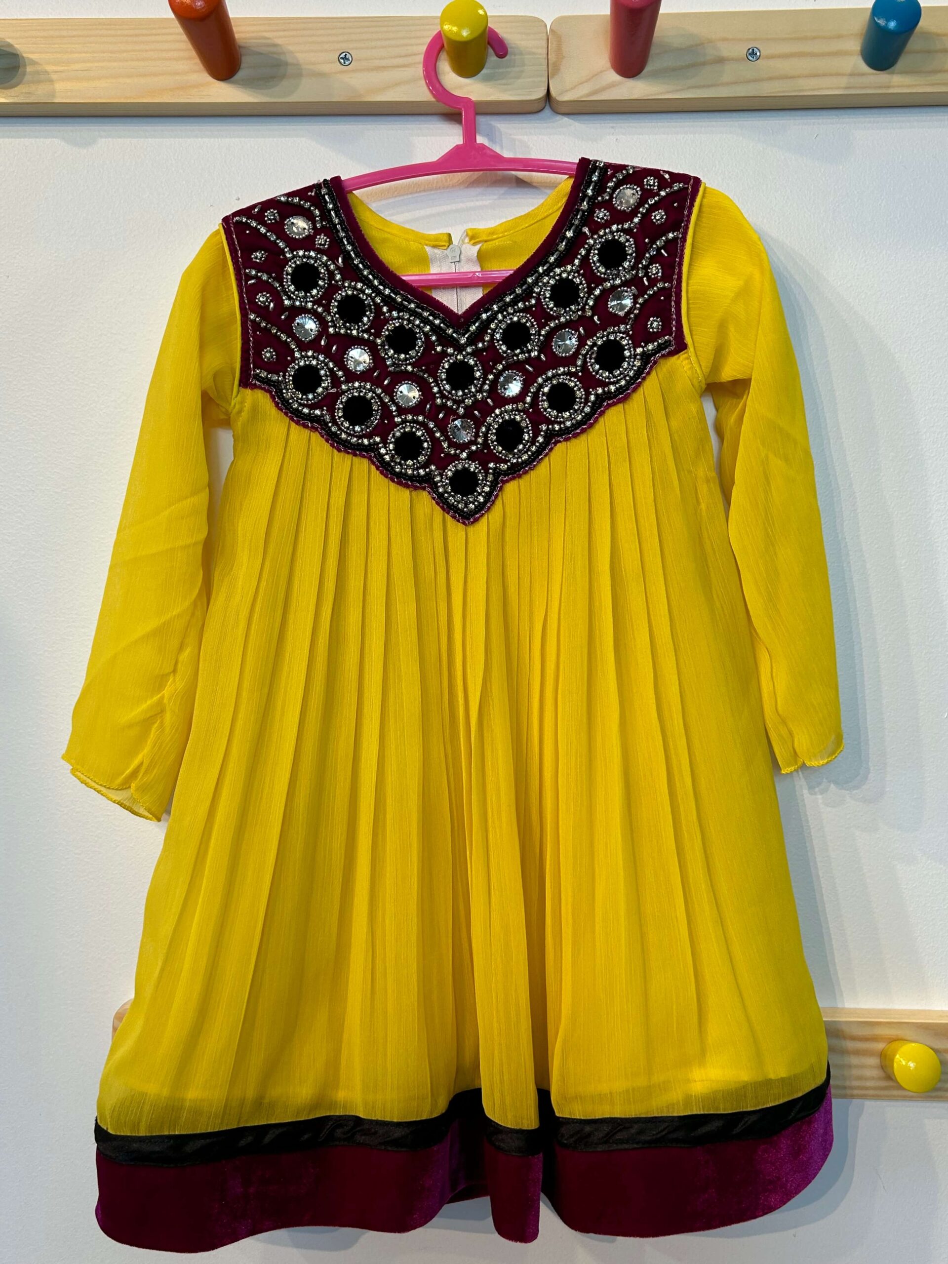 DIWALI MIRROR EMBROIDERY DRESS