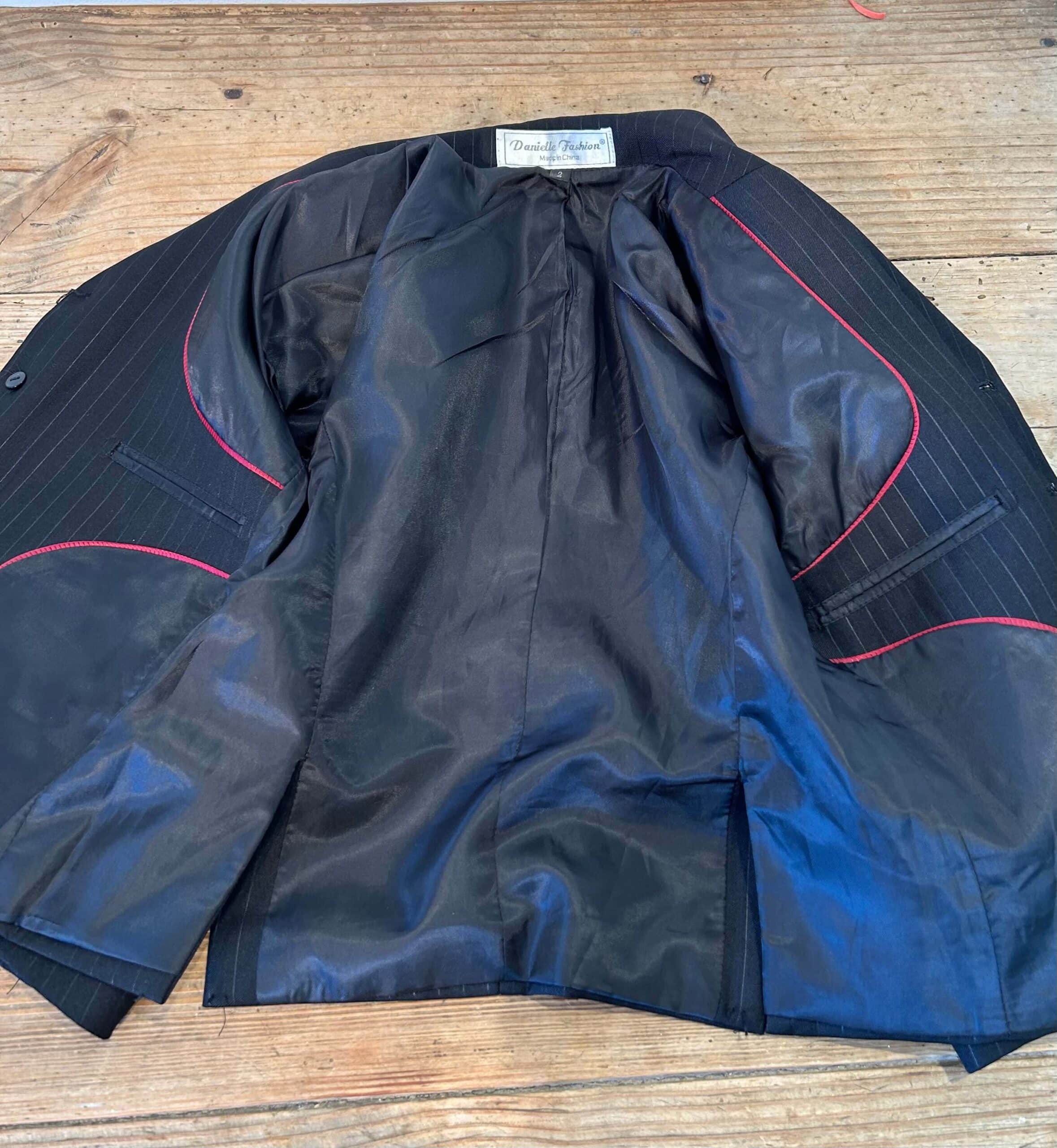 DANIELLE FASHION FORMAL JACKET + INDUSTRIE WAISTCOAT + SERGENT MAJOR (France) SHIRT+ G BOOT DENIM 1982 VINTAGE JEANS - Image 8