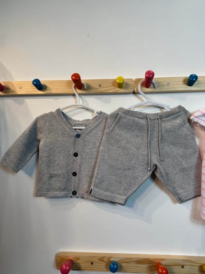 FRED BARE CARDIGAN+ TROUSERS+ RALPH LAUREN DRESS 0-3 months - Image 5