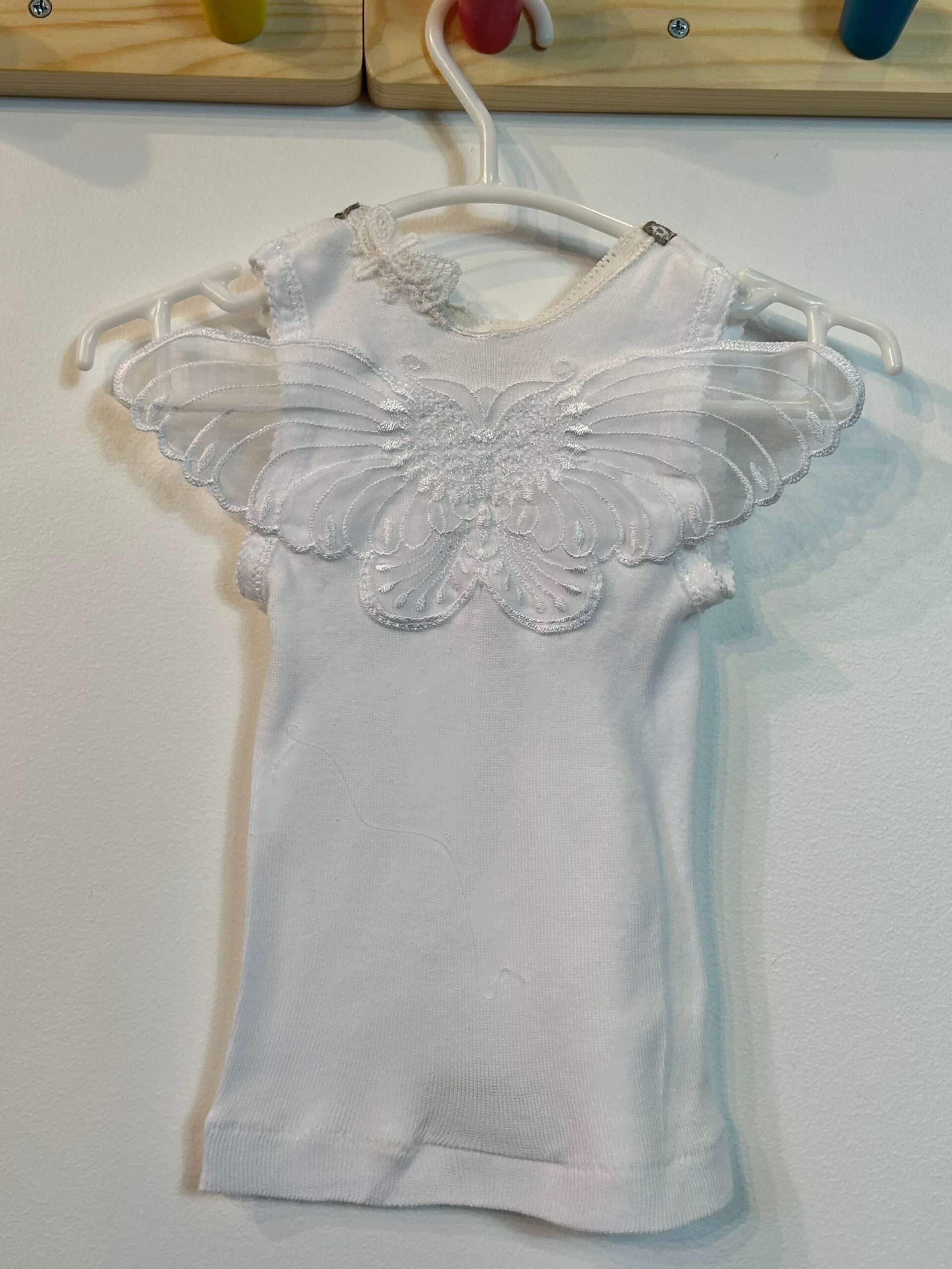 FRED BARE HAREM EMBROIDERED OVERALLS + ALEX & CHARLI WINGED TANK + HAND KNIT SWEATER 0-3 months - Image 7