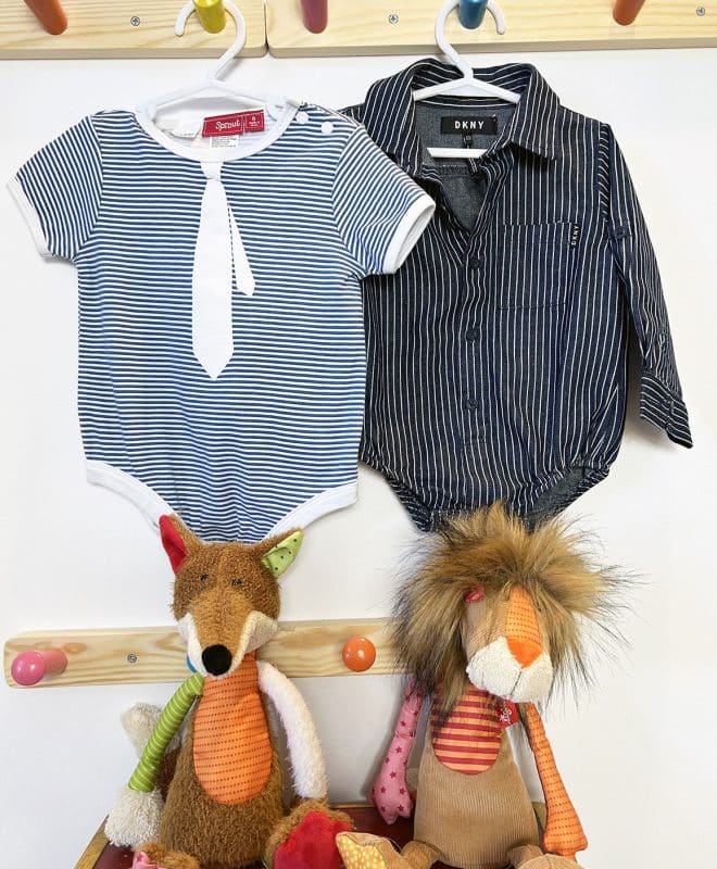 TRANS SEASONAL ONESIE BUNDLE DNKY (NEW YORK) SPROUT (AUSTRALIA) 6-9 MONTHS