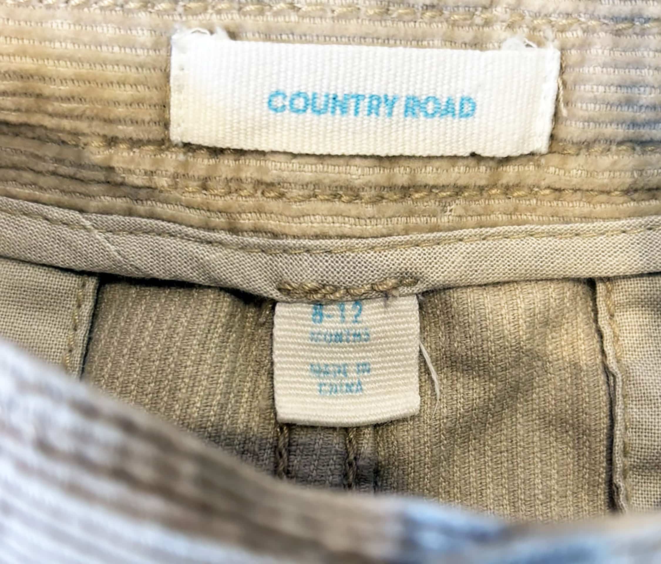 NATALYS (Paris) FAIRISLE JUMPER + COUNTRY ROAD SHIRT + COUNTRY ROAD CORDUROY TROUSERS. 0-3 MONTHS - Image 9