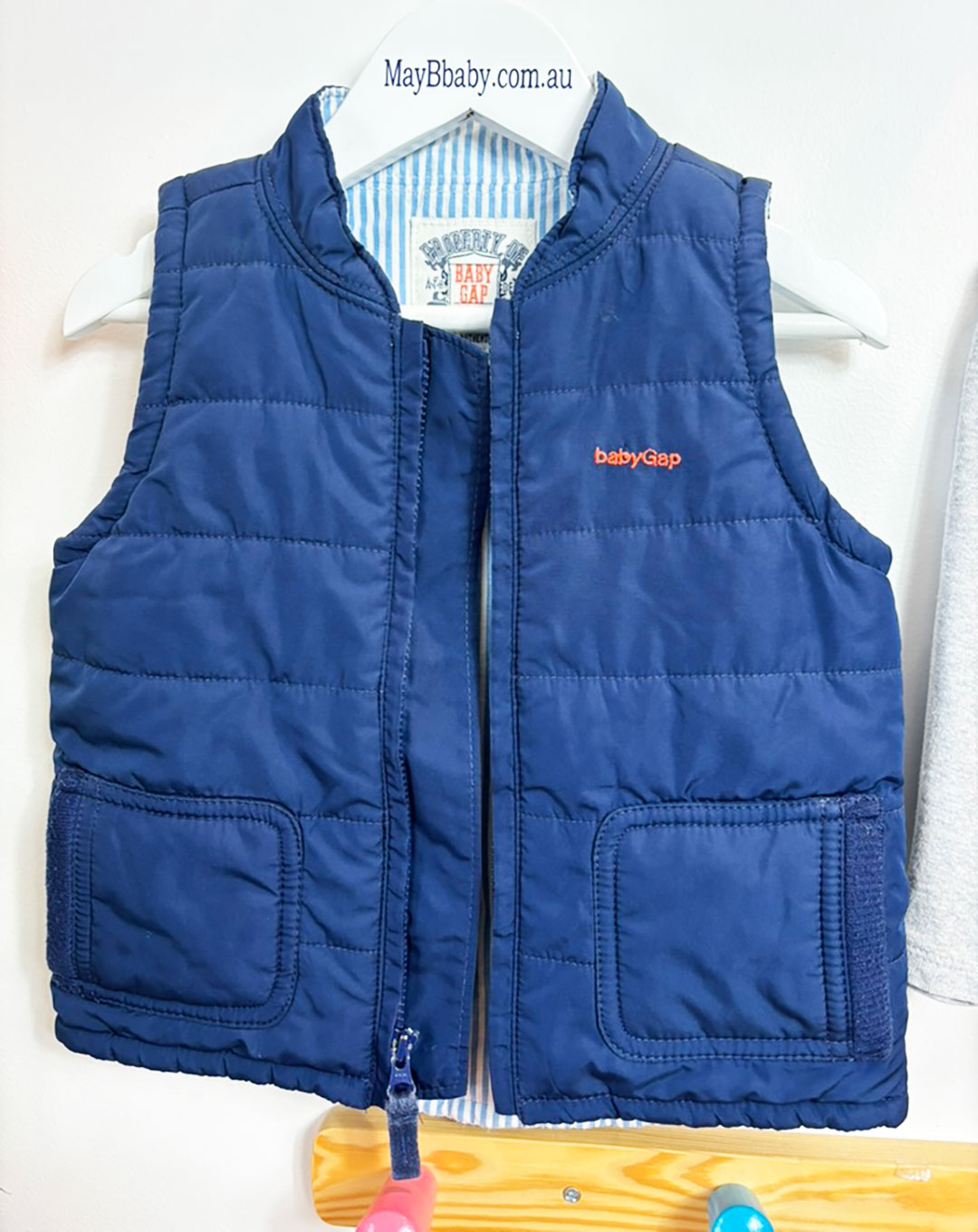 MAYORAL (France) SHIRT + PURE BABY TEE + BABY GAP PADDED GILET + PUMPKIN PATCH JEANS 18 Months - Image 4
