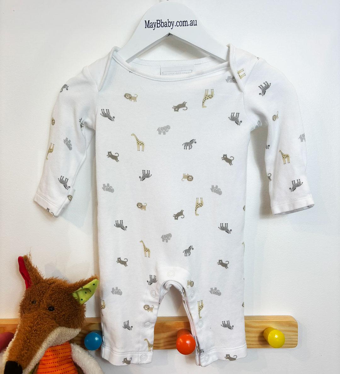 THE LITTLE WHITE COMPANY LONDON ONESIE + NEXT UK ONESIE + HAND KNIT CARDIGAN 0-3 MONTHS - Image 2