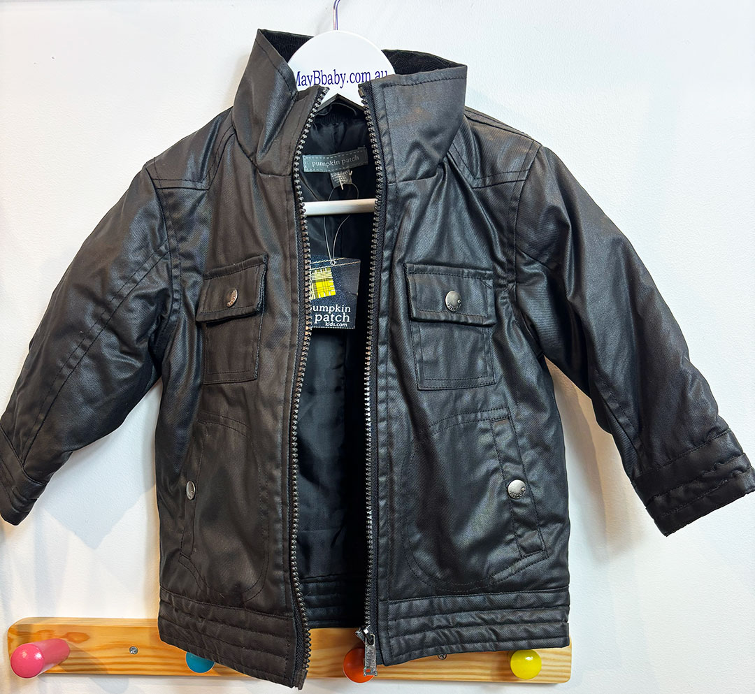 PUMPKIN PATCH PADDED WAXED COTTON BIKER JACKET + MICKEY MOUSE TEE+ SPROUT KNITTED VEST + PUMPKIN PATCH JEAND - Image 6