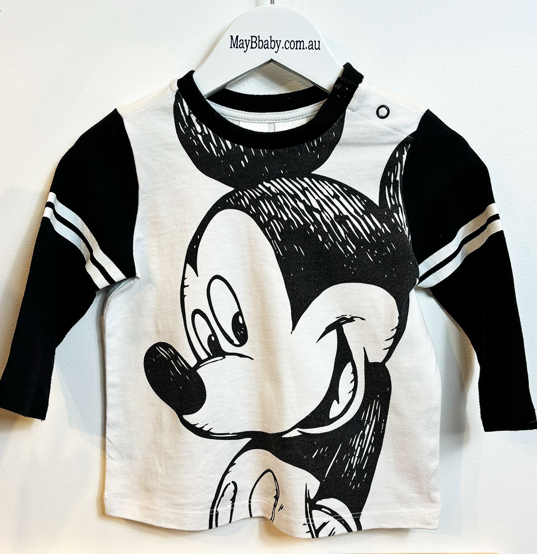 PUMPKIN PATCH PADDED WAXED COTTON BIKER JACKET + MICKEY MOUSE TEE+ SPROUT KNITTED VEST + PUMPKIN PATCH JEAND - Image 3