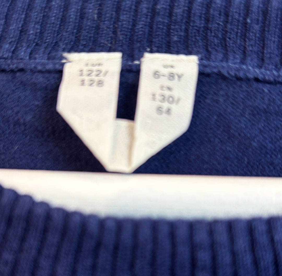 PETITE BATEAU (France) CORDUROY JEANS + ARKET (Sweden) WOOLLEN JUMPER + HOGWARTS ALUMNI TEE (Official Potter Merchandise) - Image 6