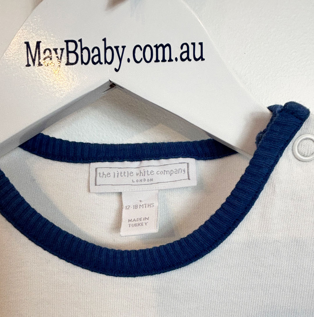JASPER CONRAN JUNIOR ONESIE + THE WHITE COMPANY LONDON ONESIE 6-18 MONTHS - Image 5